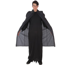 Long Black Vampire or Death Cape for Adults