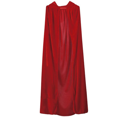 Capa roja con Capucha de 130 cm