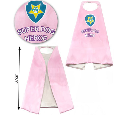 Capa Súper Dog para perro Rosa