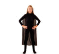 Capa Superhéroe Infantil Negra de 90 cm