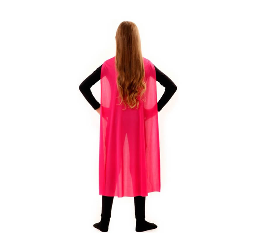 Translation missing: en.Capa Superhéroe Infantil Rosa de 90 cm