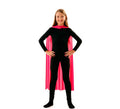 Capa Superhéroe Infantil Rosa de 90 cm