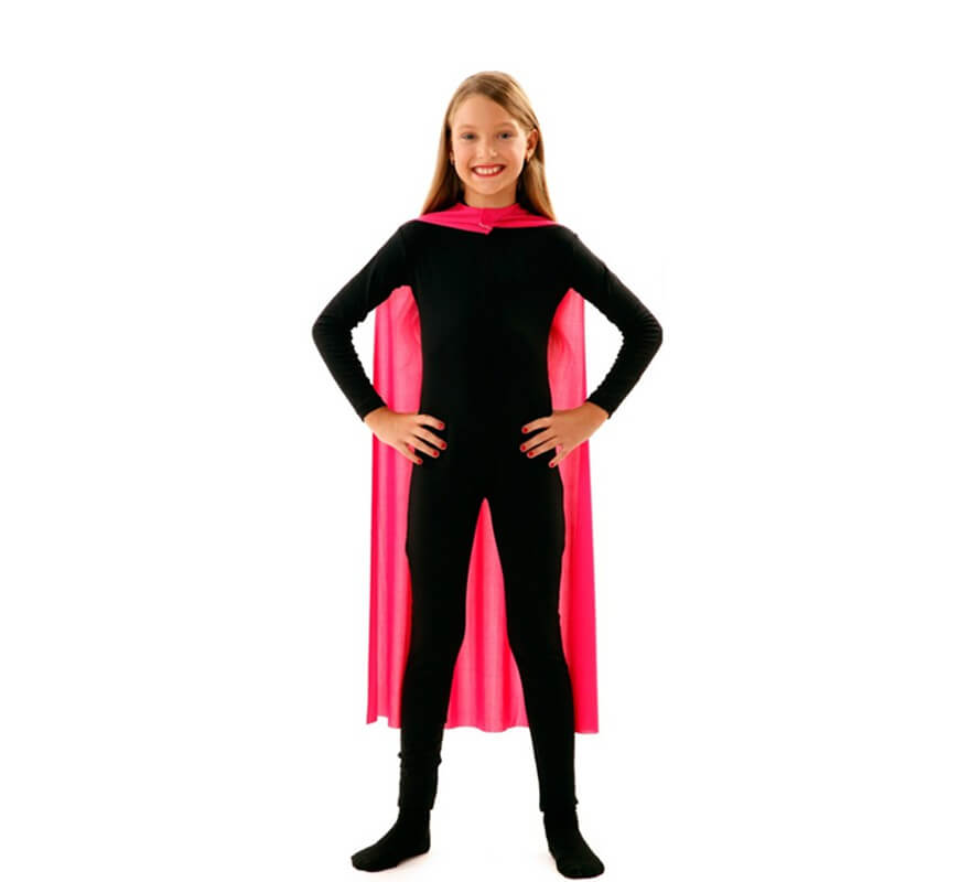 Translation missing: en.Capa Superhéroe Infantil Rosa de 90 cm
