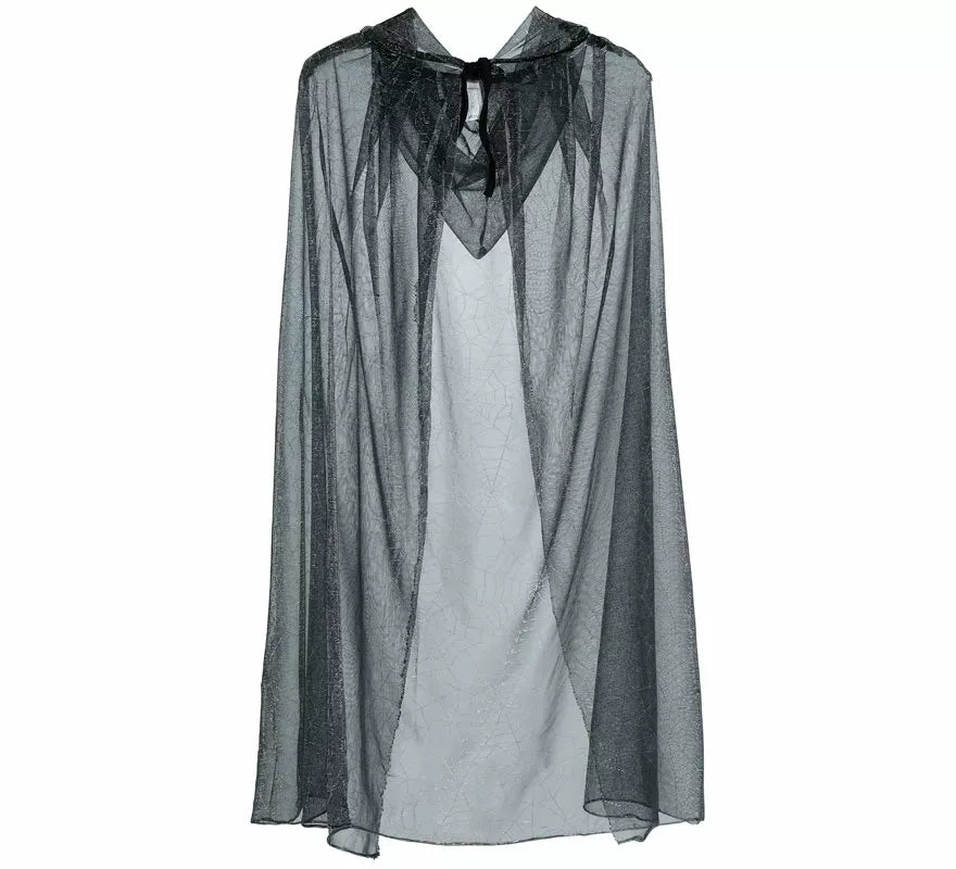 Translation missing: en.Capa Transparente Brillante plata de 130 cm para mujer
