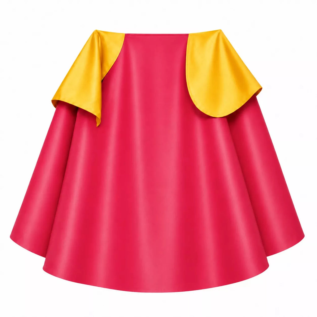 Capote de Torero fucsia y amarillo de 150x70 cm