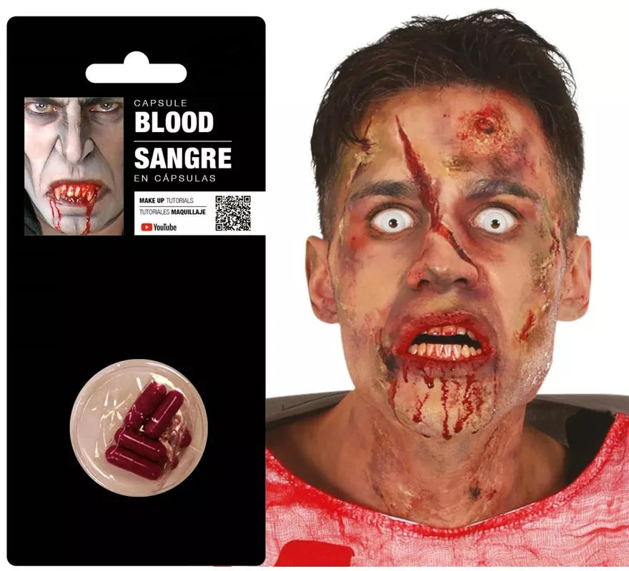 Cápsulas de Sangre para Halloween
