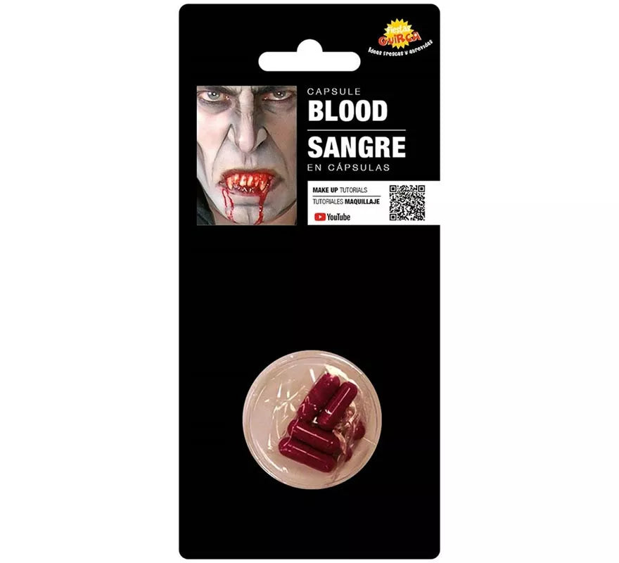 Cápsulas de Sangre para Halloween