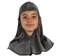 Capucha Medieval gris oscuro infantil