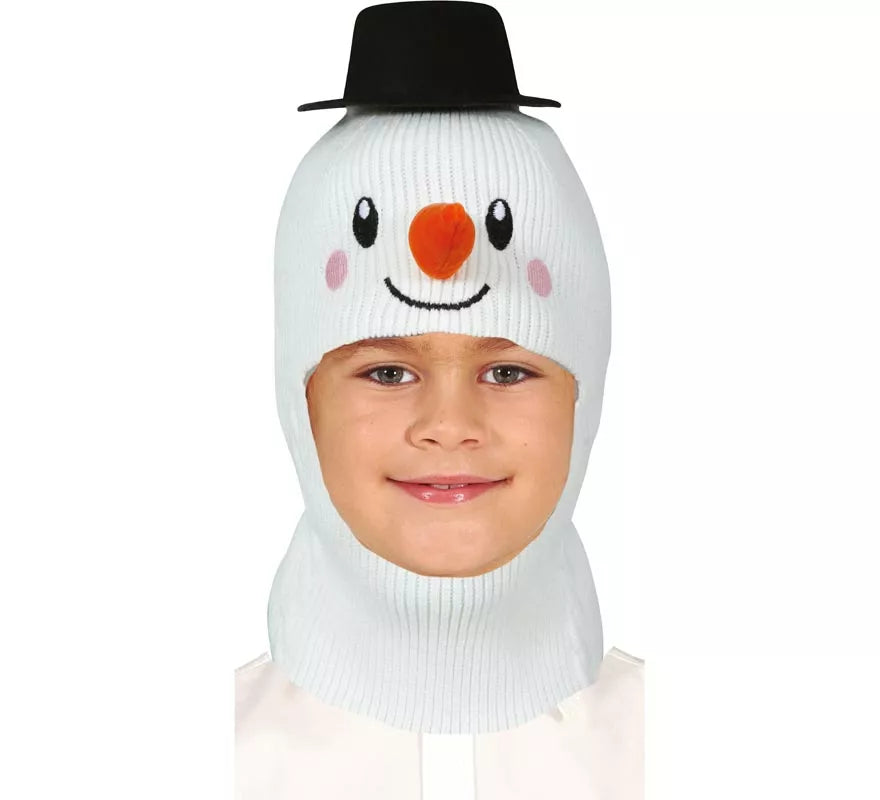 Capucha Muñeco de Nieve infantil