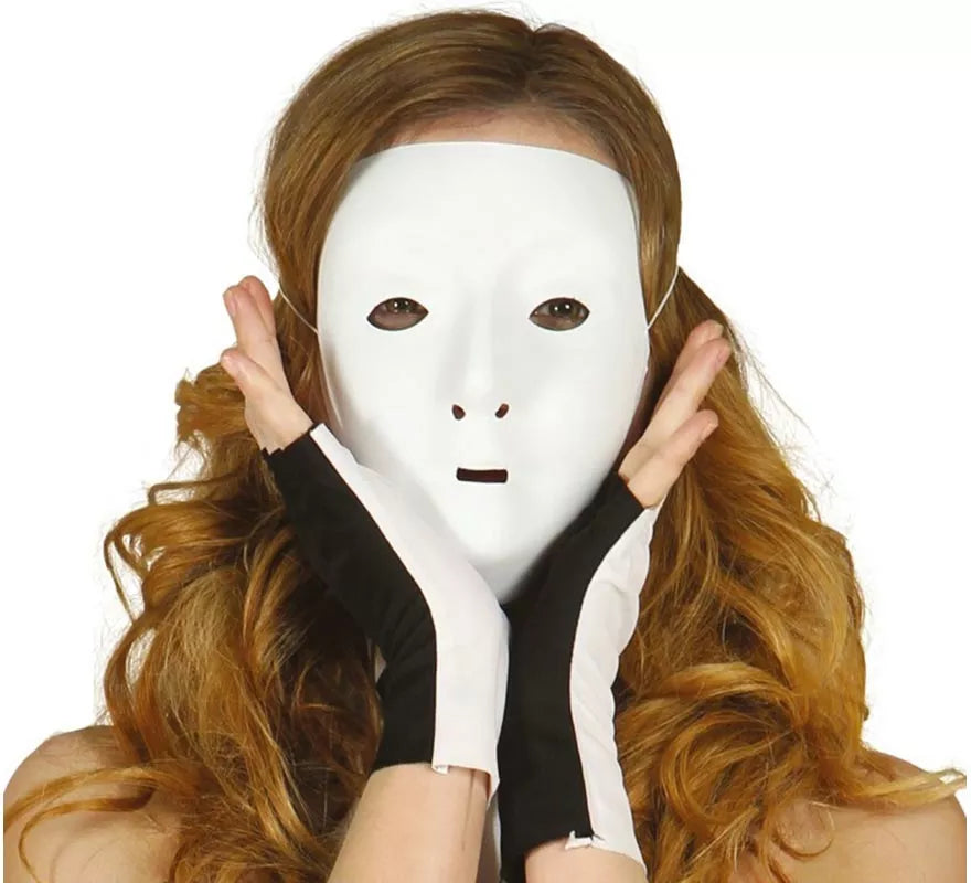 Careta blanca. Ideal para decorar.