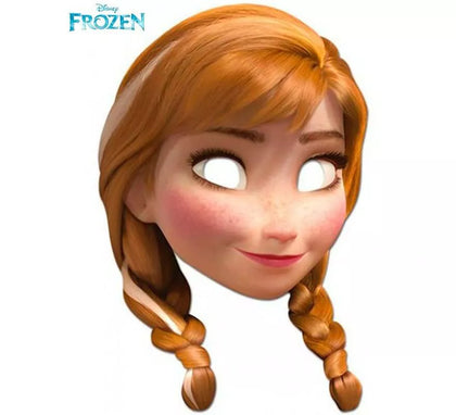 Careta de Anna de Frozen El reino del hielo de cartón