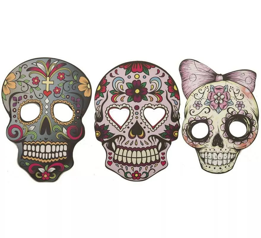 Translation missing: en.Careta de Calavera Día de los Muertos surtidas