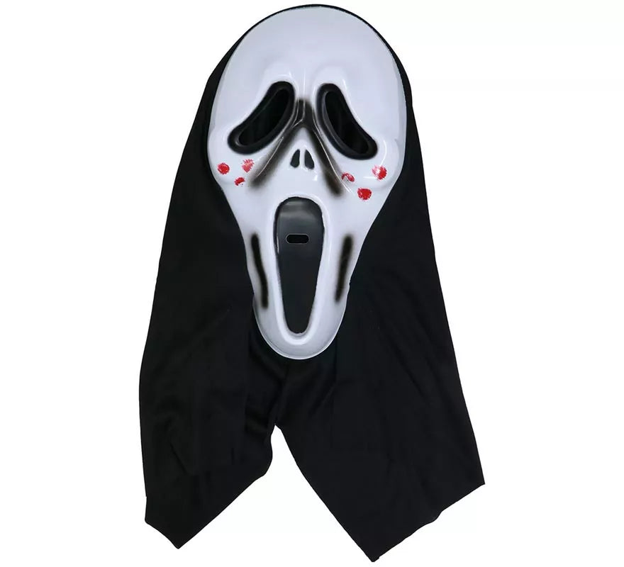 Careta de Fantasma Asesino con capucha