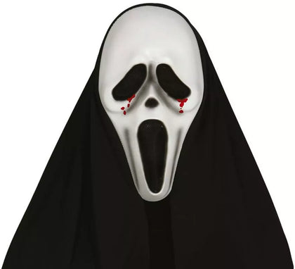 Careta de Fantasma Asesino con capucha