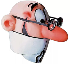 Mortadelo mask with glasses