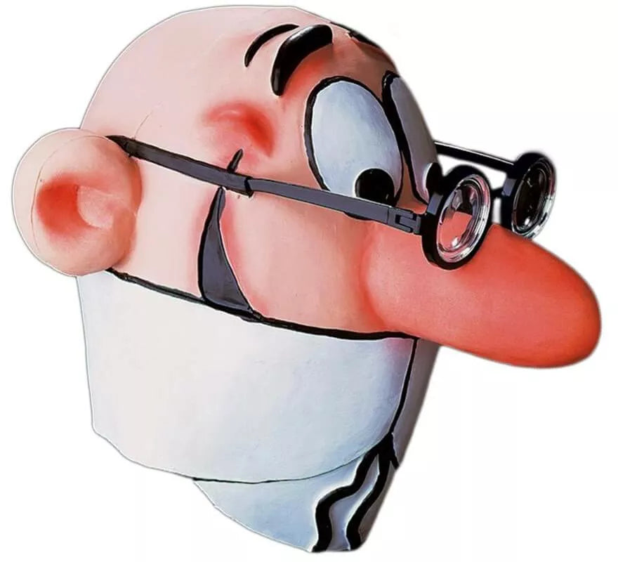 Translation missing: en.Careta de Mortadelo con gafas