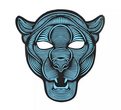 Panther mask LED lighting