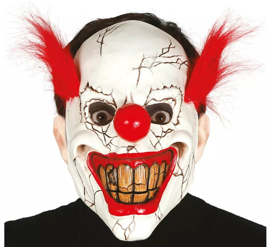 Translation missing: en.Careta de Payaso de terror con pelo
