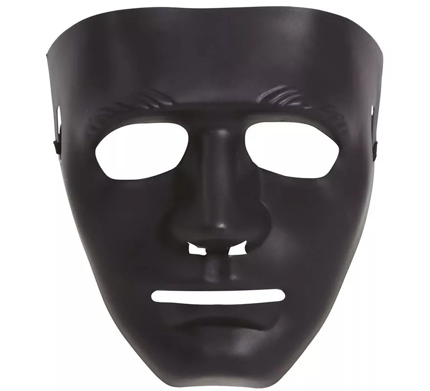 Careta Negra para Halloween
