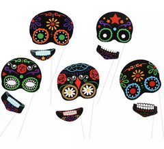 Day of the Dead masks for Photocall