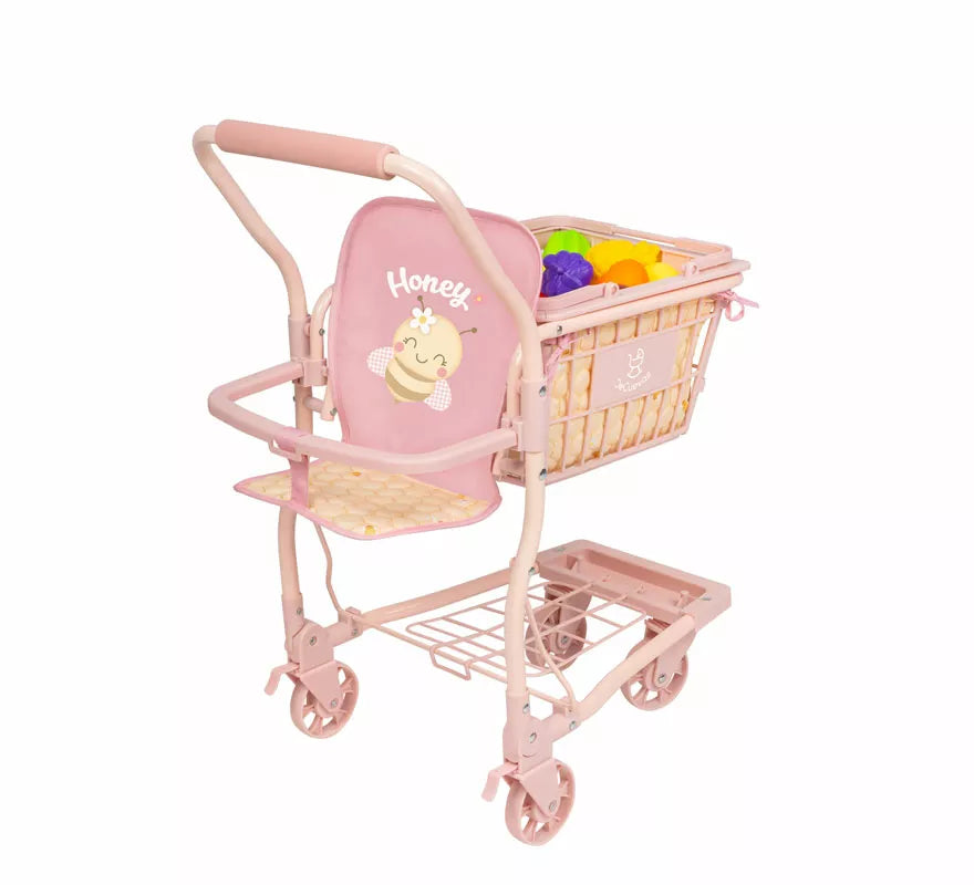 Translation missing: en.Carro Compra Portabebés con Frutas para Muñecas de hasta 50 cm