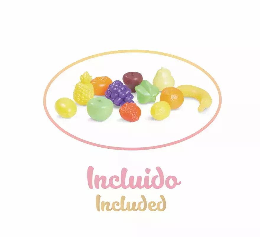 Translation missing: en.Carro Compra Portabebés con Frutas para Muñecas de hasta 50 cm