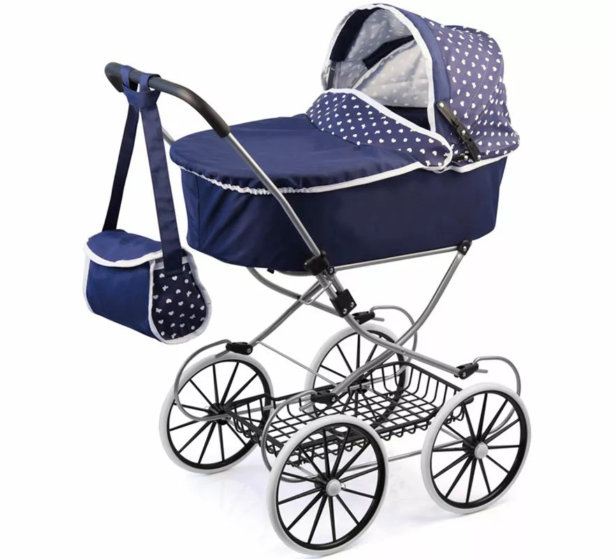 Carro de Muñecas Classic Deluxe con Bolso de 89x70x42 cm