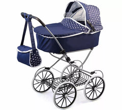 Classic Deluxe Doll Stroller with Bag, 89x70x42 cm