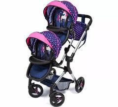 Unicorn Twin Doll Stroller
