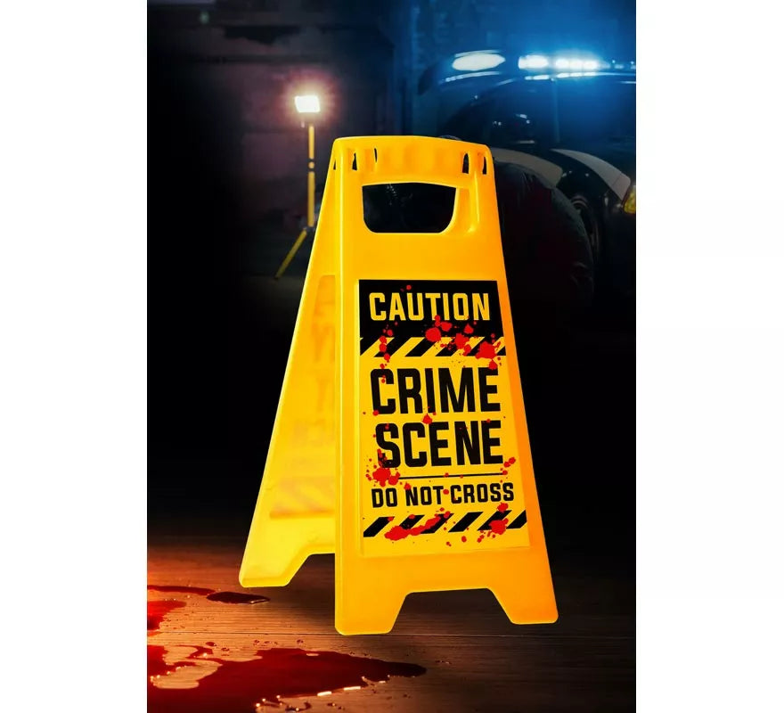 Cartel ''Caution Crime Scene'' de 31x3,5x53 cm