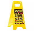 Cartel ''Caution Crime Scene'' de 31x3,5x53 cm