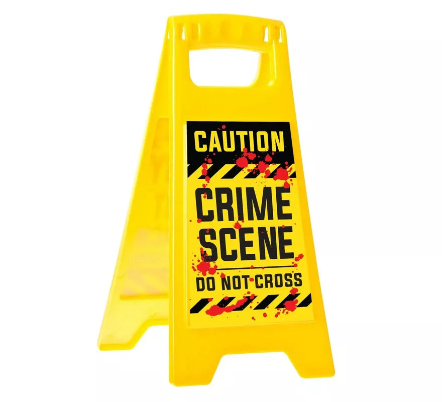Translation missing: en.Cartel ''Caution Crime Scene'' de 31x3,5x53 cm