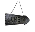 Cartel Colgante Come In de 39x12 cm
