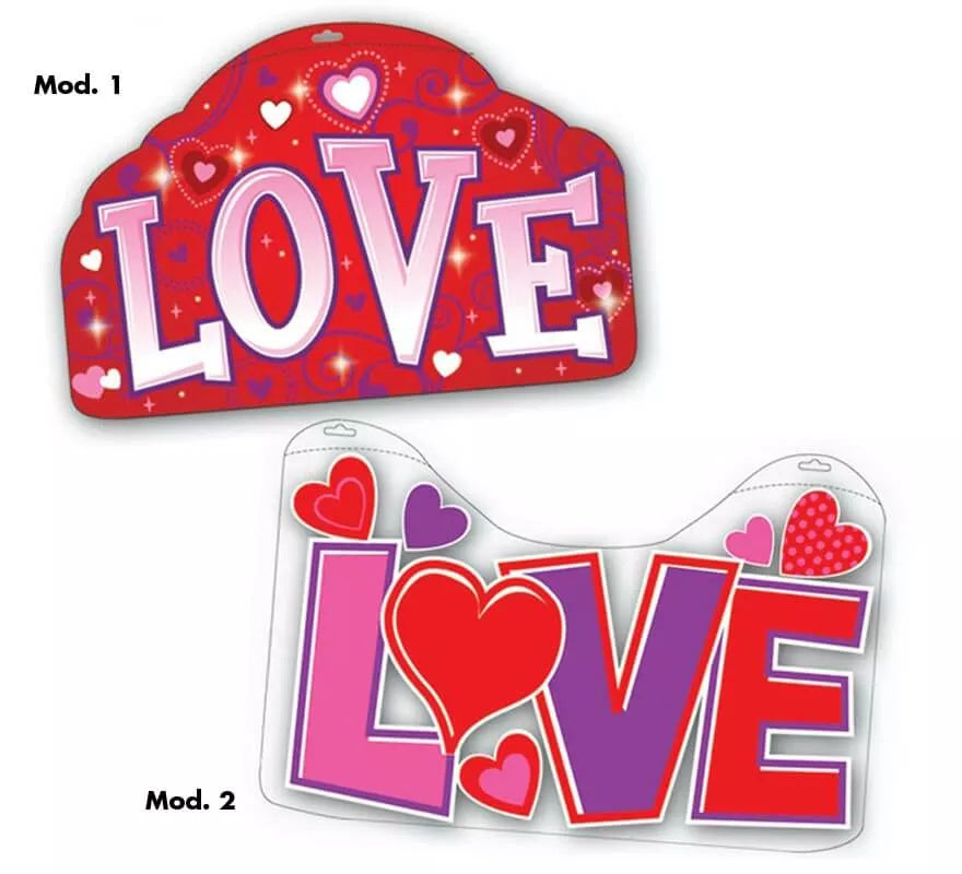 Translation missing: en.Cartel de decoración Love de 51x33 cm en 2 modelos