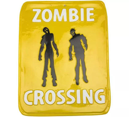 Cartel de Paso Zombie 45x35 cm