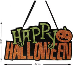 Happy Halloween poster 34x19 cm