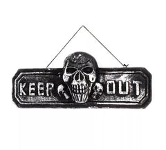 Foam Keep Out sign measuring 40x16.5x3 cm