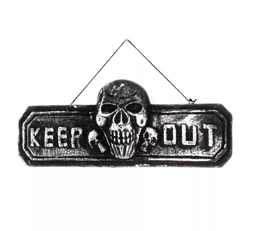 Translation missing: en.Cartel Keep Out de foam de 40x16,5x3 cm