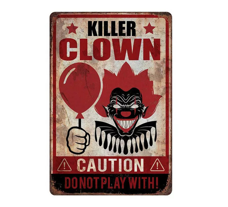 Translation missing: en.Cartel 'Killer Clown' de 24X36 cm