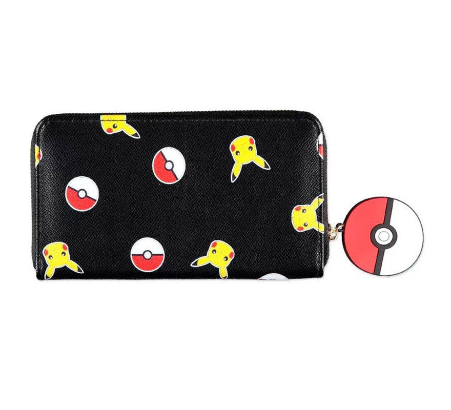 Cartera Billetera Pokémon Pikachu Pokeball