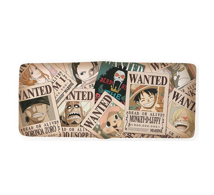 Cartera One Piece Wanted Personajes