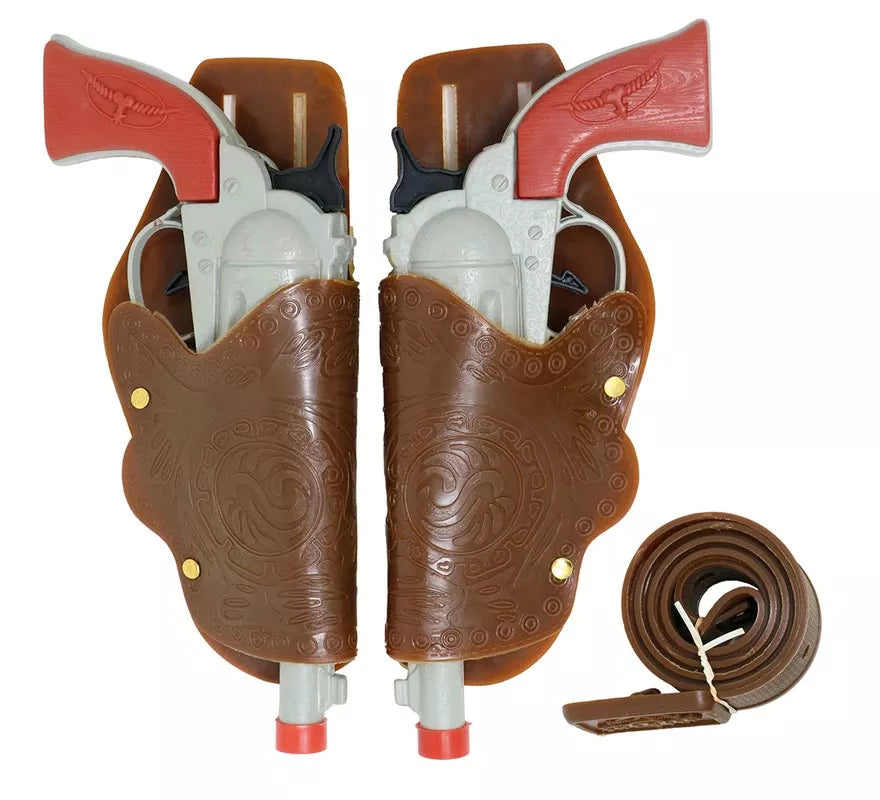 Cartuchera doble con Pistolas