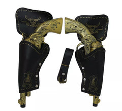 Double holster with 29 cm pistols