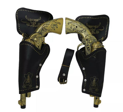 Cartuchera doble con pistolas de 29 cm