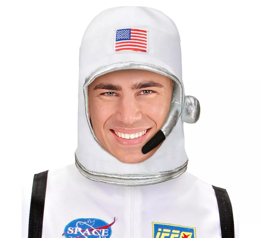 Translation missing: en.Casco Astronauta Blanco USA para adulto