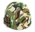Casco Camuflado con tela infantil de 25 cm