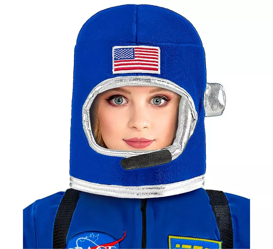 Casco de Astronauta Space azul para niño