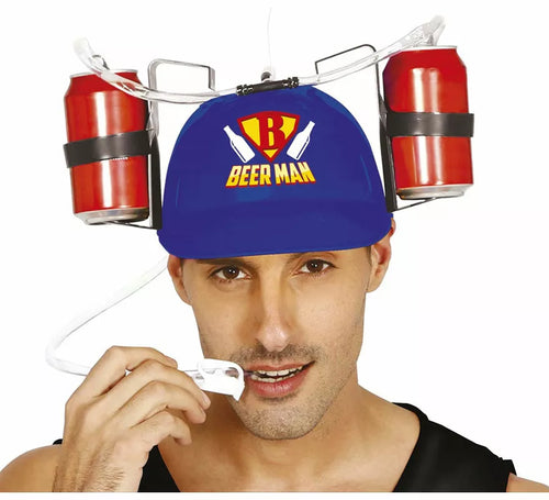Casco de Bebida Beer Man