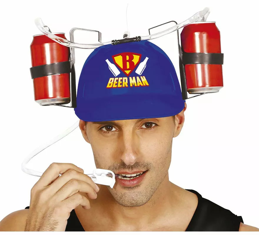 Casco de Bebida Beer Man