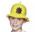 Casco de Bombero color Amarillo Infantil
